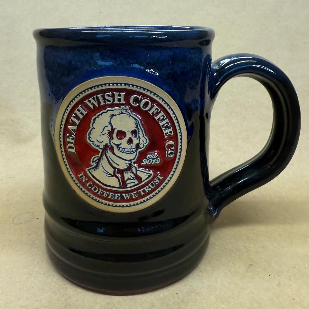 Death Wish Coffee George Deathington Deneen Pottery Mug-2016 #502/3700