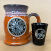 Deneen Pottery Death Wish Coffee Co Headless Horsemen Mug and Shot Set-2015 #1615/3000