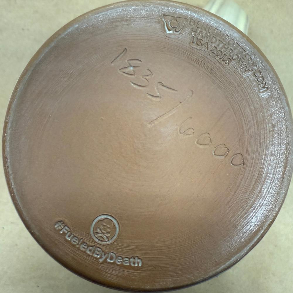 Death Wish Coffee Till Death Do Us Part Deneen Pottery Mug NIB-2018 #1835/6000