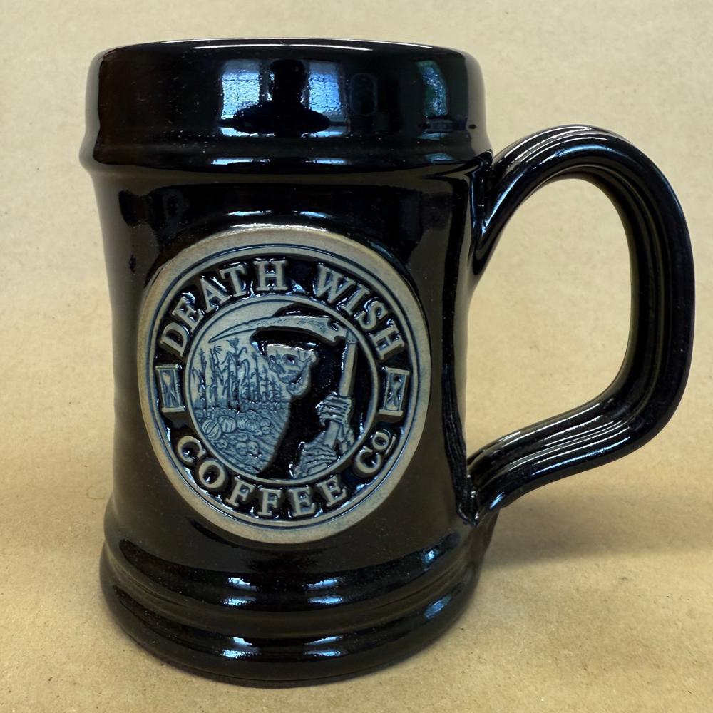 Death Wish Coffee Harvester of Souls Deneen Pottery Mug NIB-2017 #2824/5000