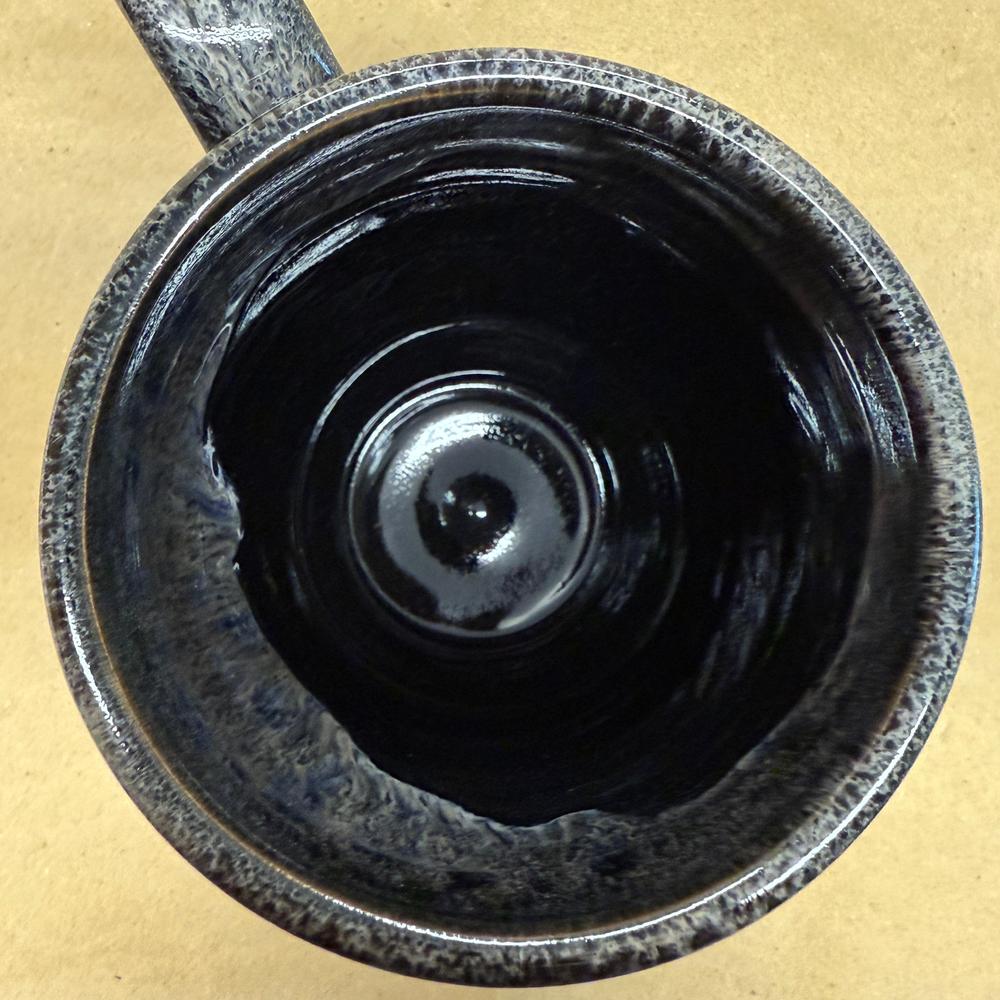 Death Wish Coffee Skull and Crossbones NIB Deneen Pottery Mug-2018