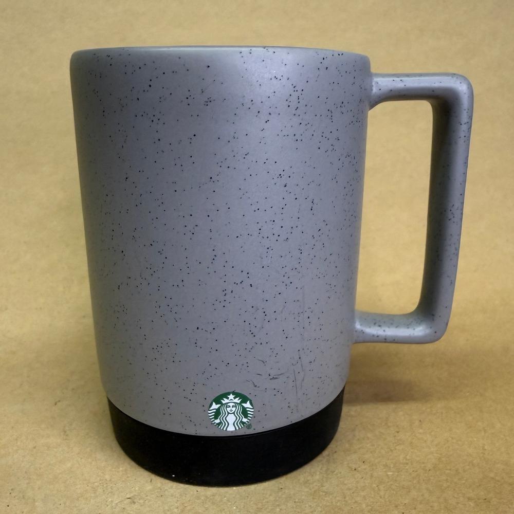 Starbucks Gray Speckled Rubber Base Mug-2019