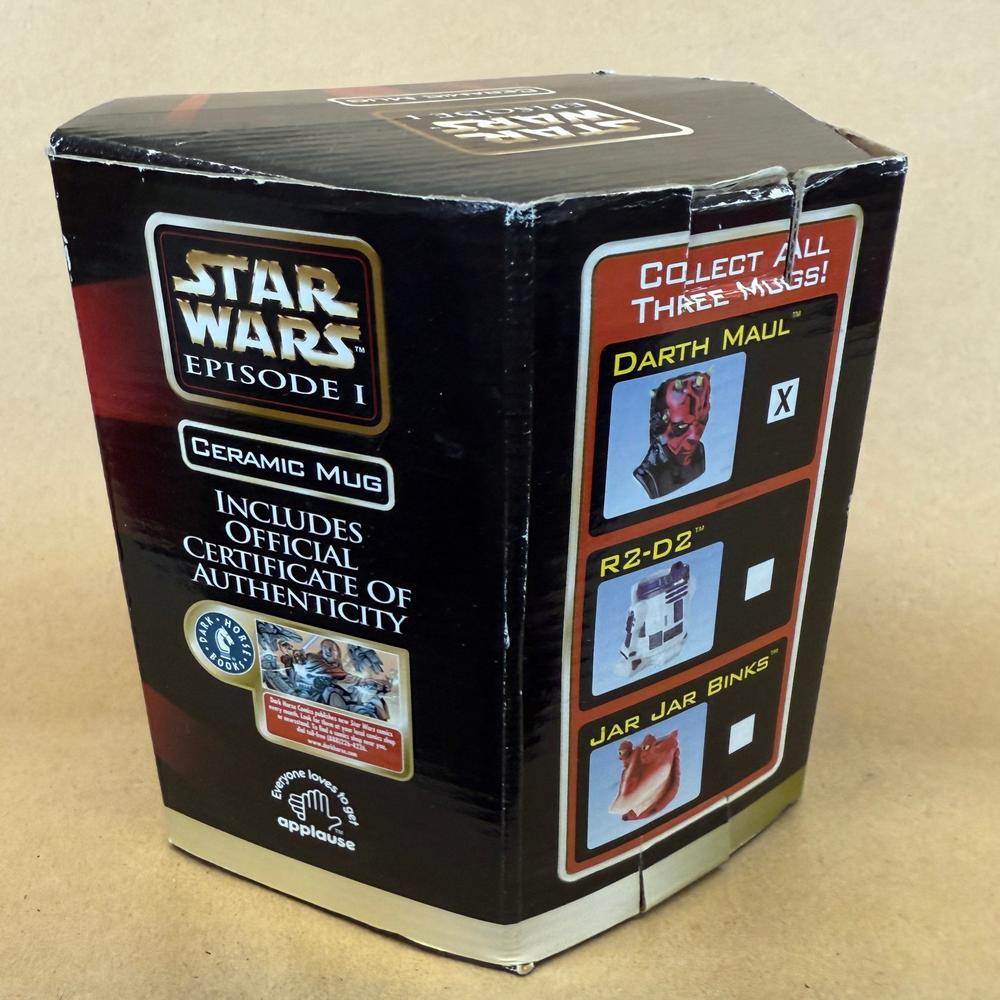 Star Wars Applause Darth Maul 3D Mug-NIB Flawed