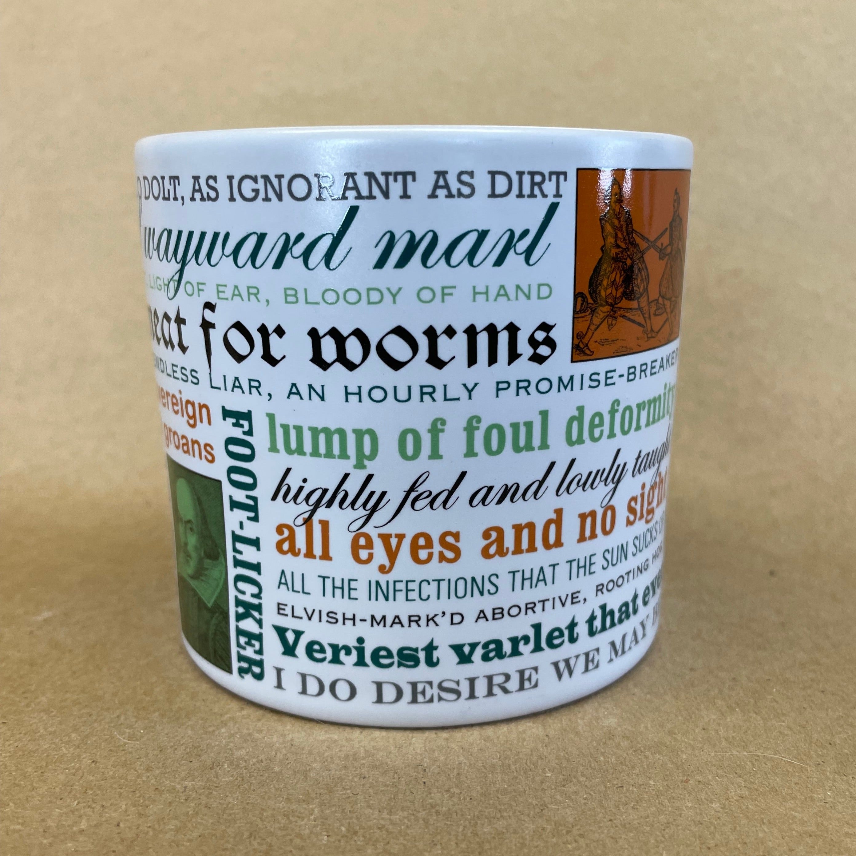 The Unemployed Philosophers Guild Shakespearean Insults Mug-2015