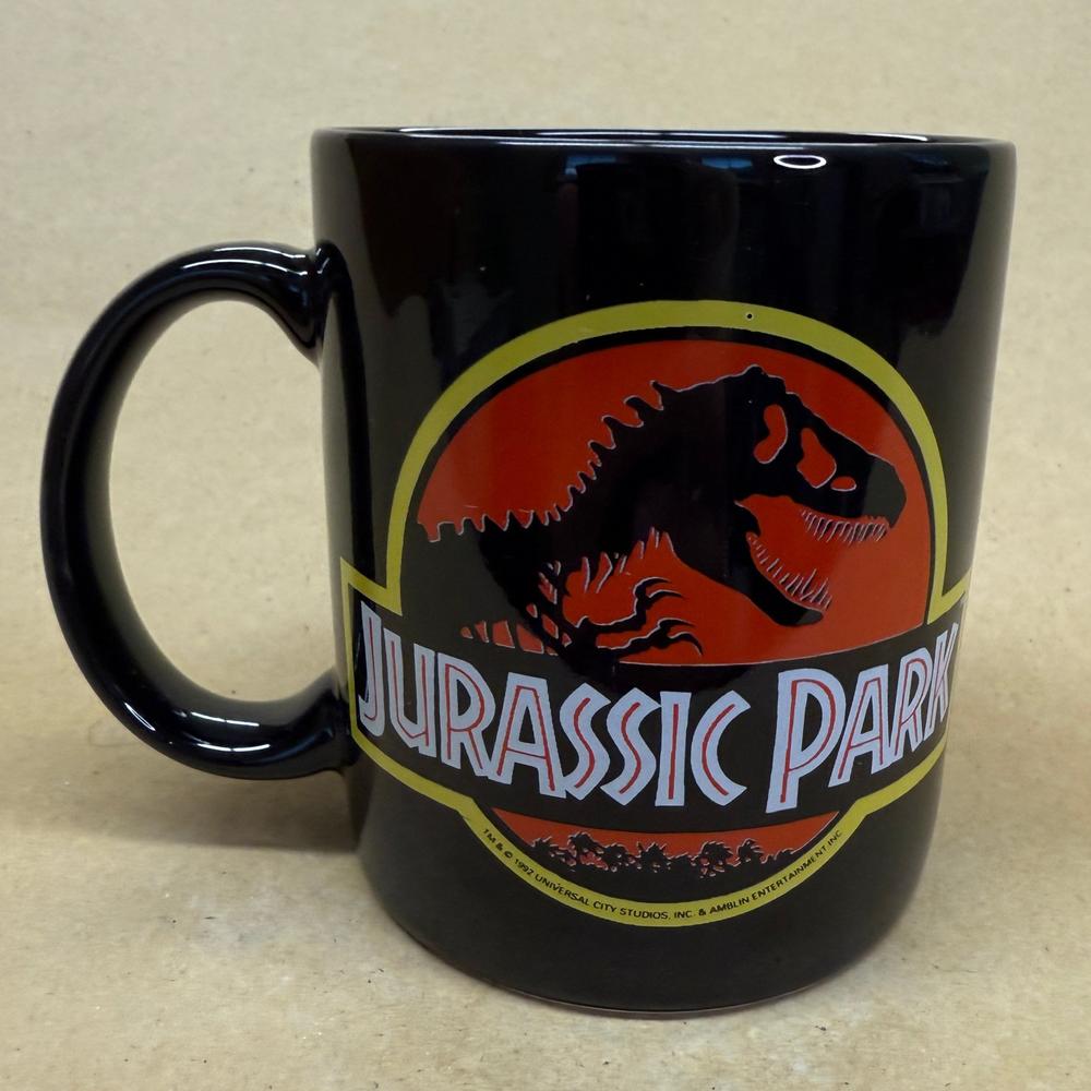 Jurassic Park Black Mug