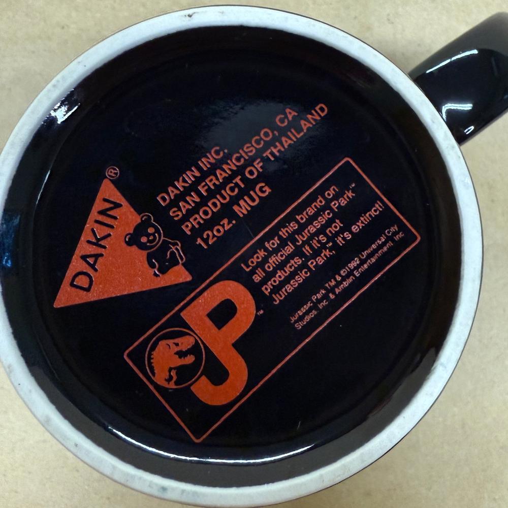 Jurassic Park Black Mug