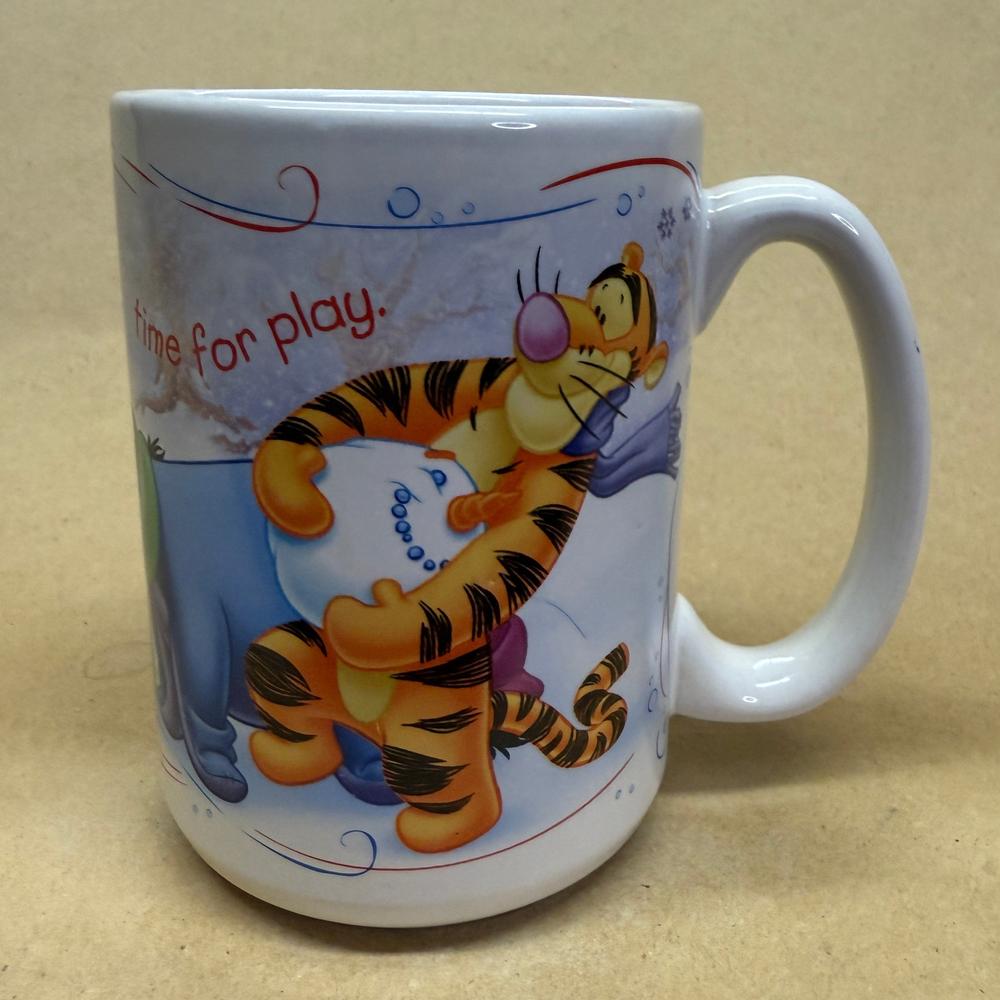 Disney Winnie the Pooh Characters Snow Day Mug