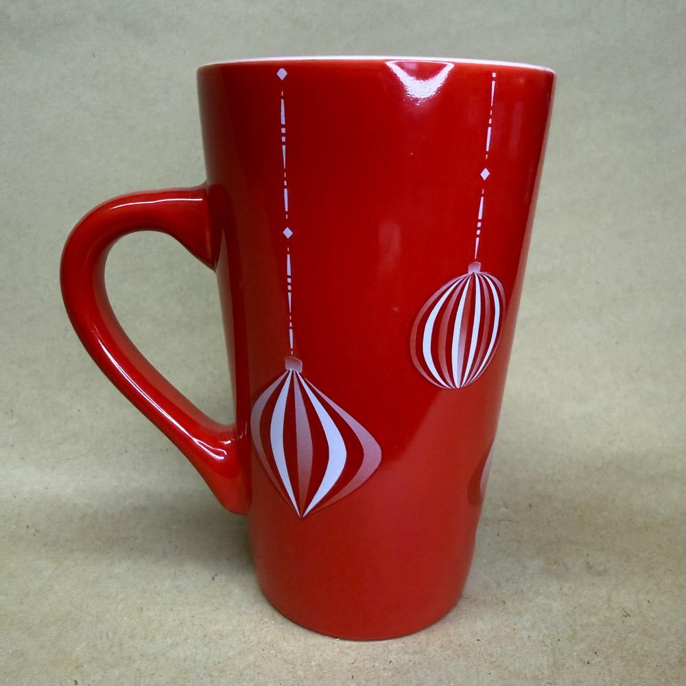 Starbucks Holiday Red Christmas Ornaments Mug-2024