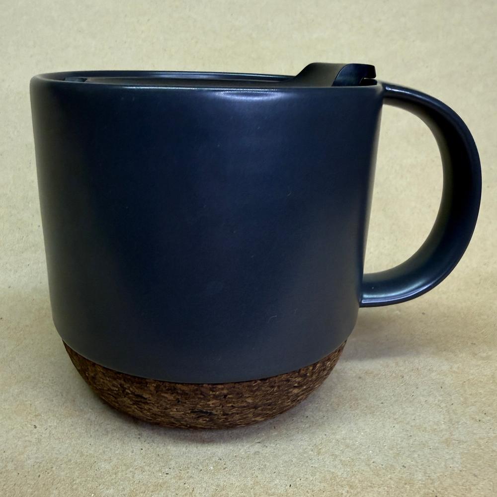 Starbucks Black with Cork Bottom and Travel Lid Mug-2016