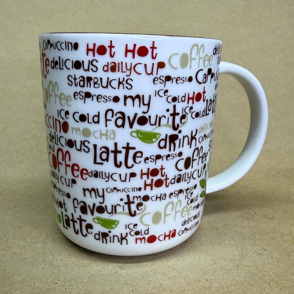 Starbucks My Favourite Coffee-Related Words Mug-2008