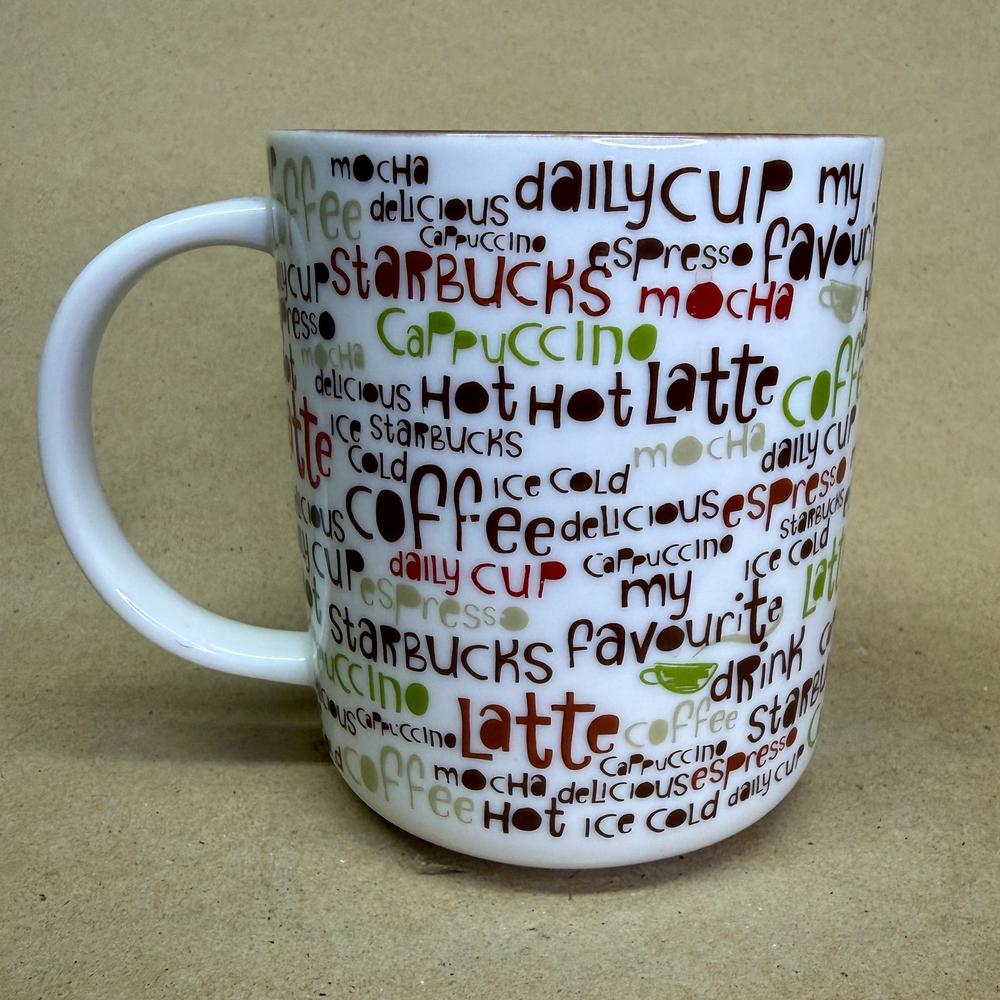 Starbucks My Favourite Coffee-Related Words Mug-2008