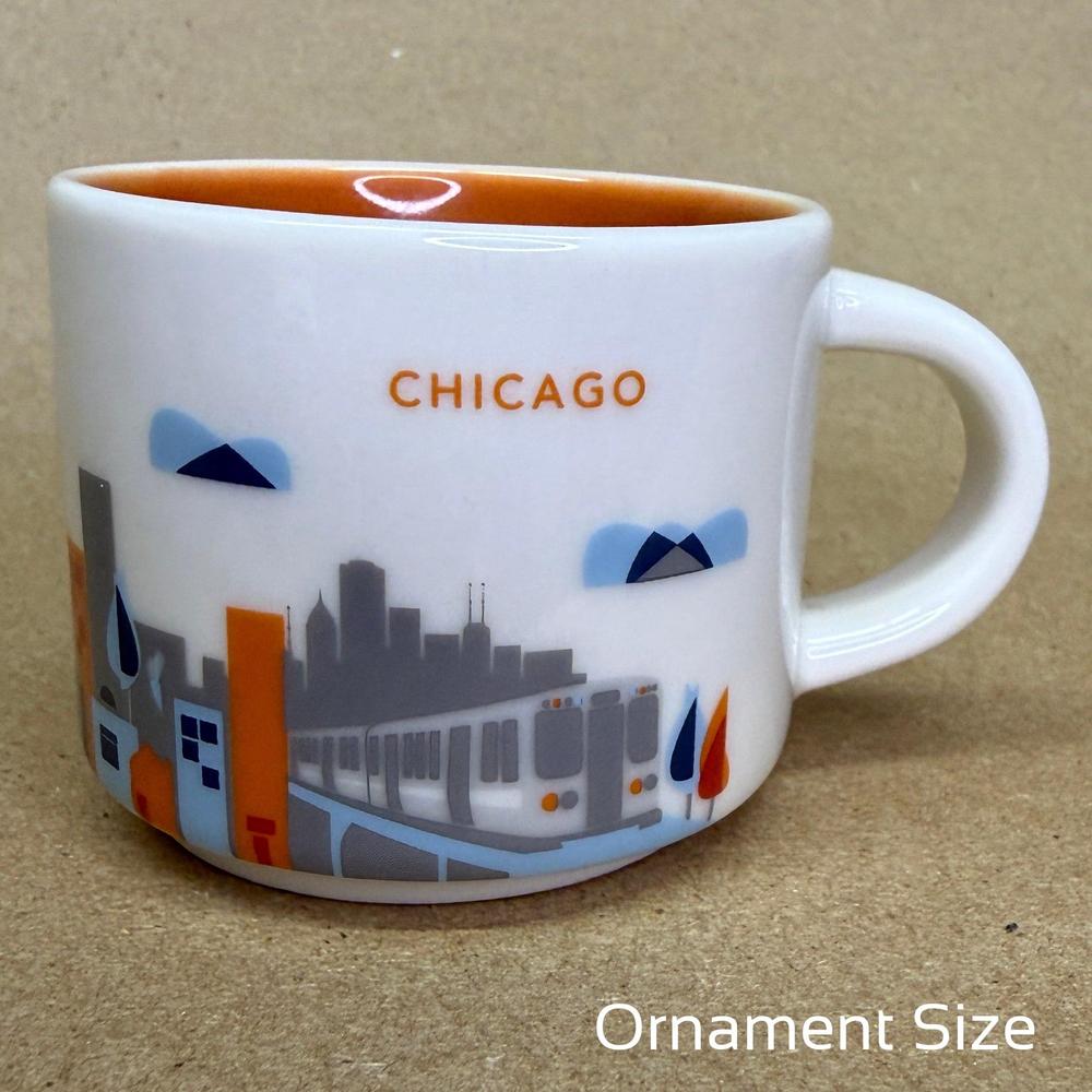 Starbucks ORNAMENT You Are Here Chicago Mug-2017