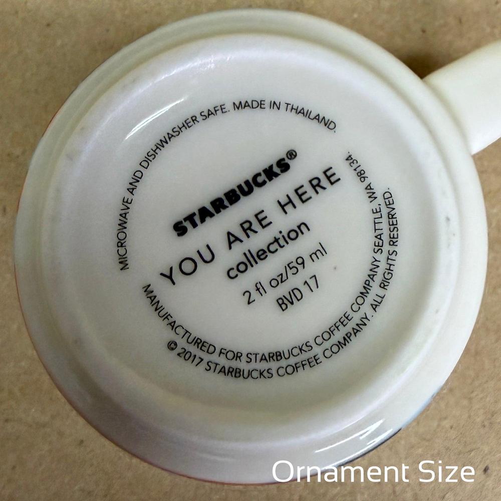 Starbucks ORNAMENT You Are Here Chicago Mug-2017