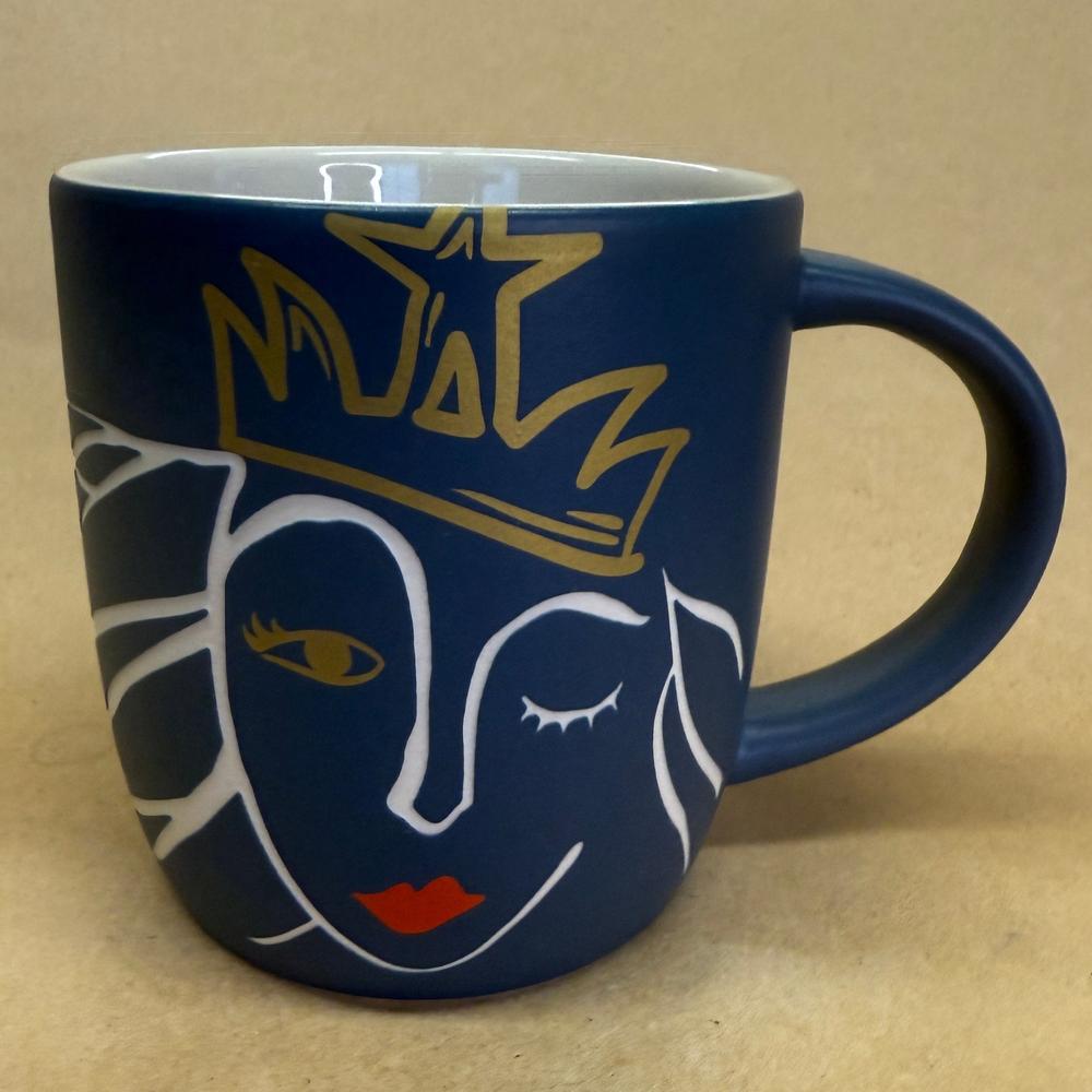Starbucks Anniversary Collection Mermaid Gold Crown Mug-2016
