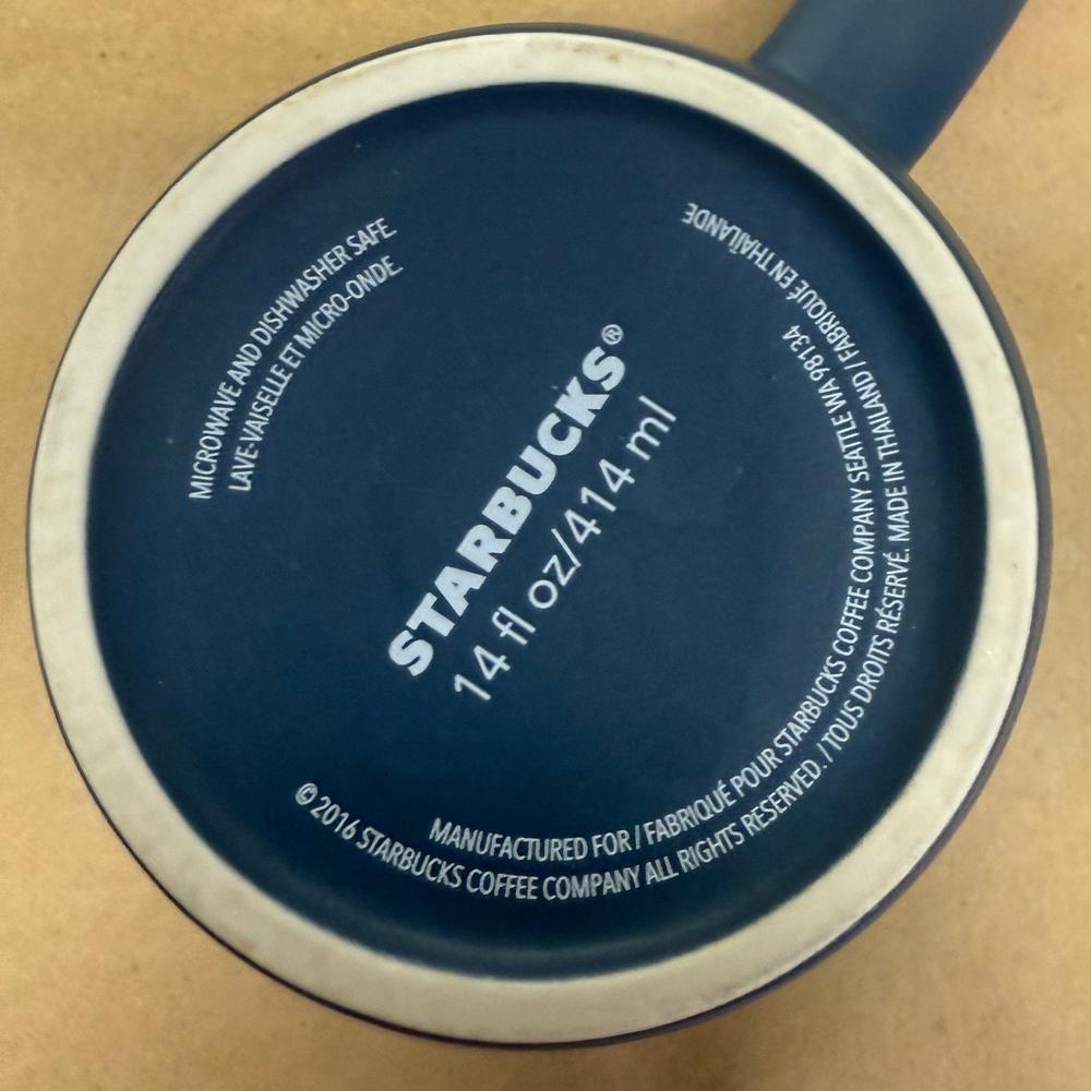 Starbucks Anniversary Collection Mermaid Gold Crown Mug-2016