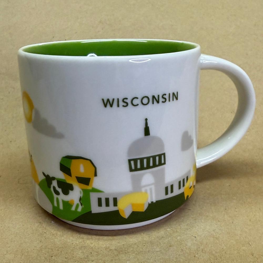 Starbucks You Are Here Series Wisconsin Mug-2014
