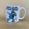 World Class Policeman Cartoon Mug