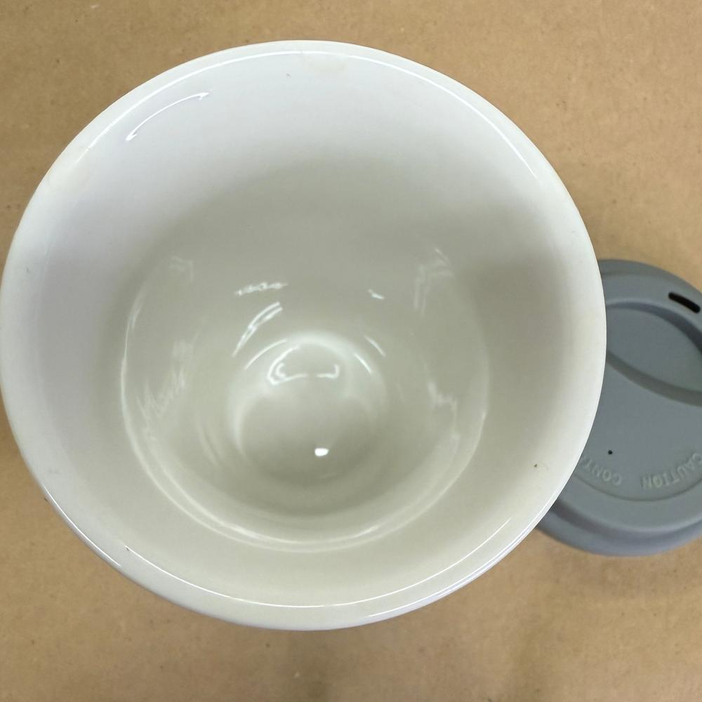 The Beatles White Ceramic Tumbler with Lid-2012