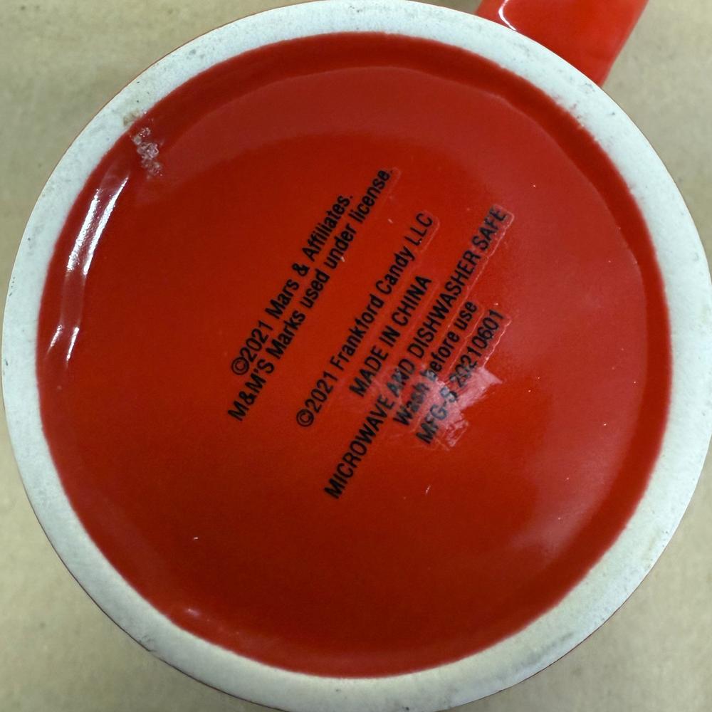 M&M's Red and Yellow Candy Mug-2021