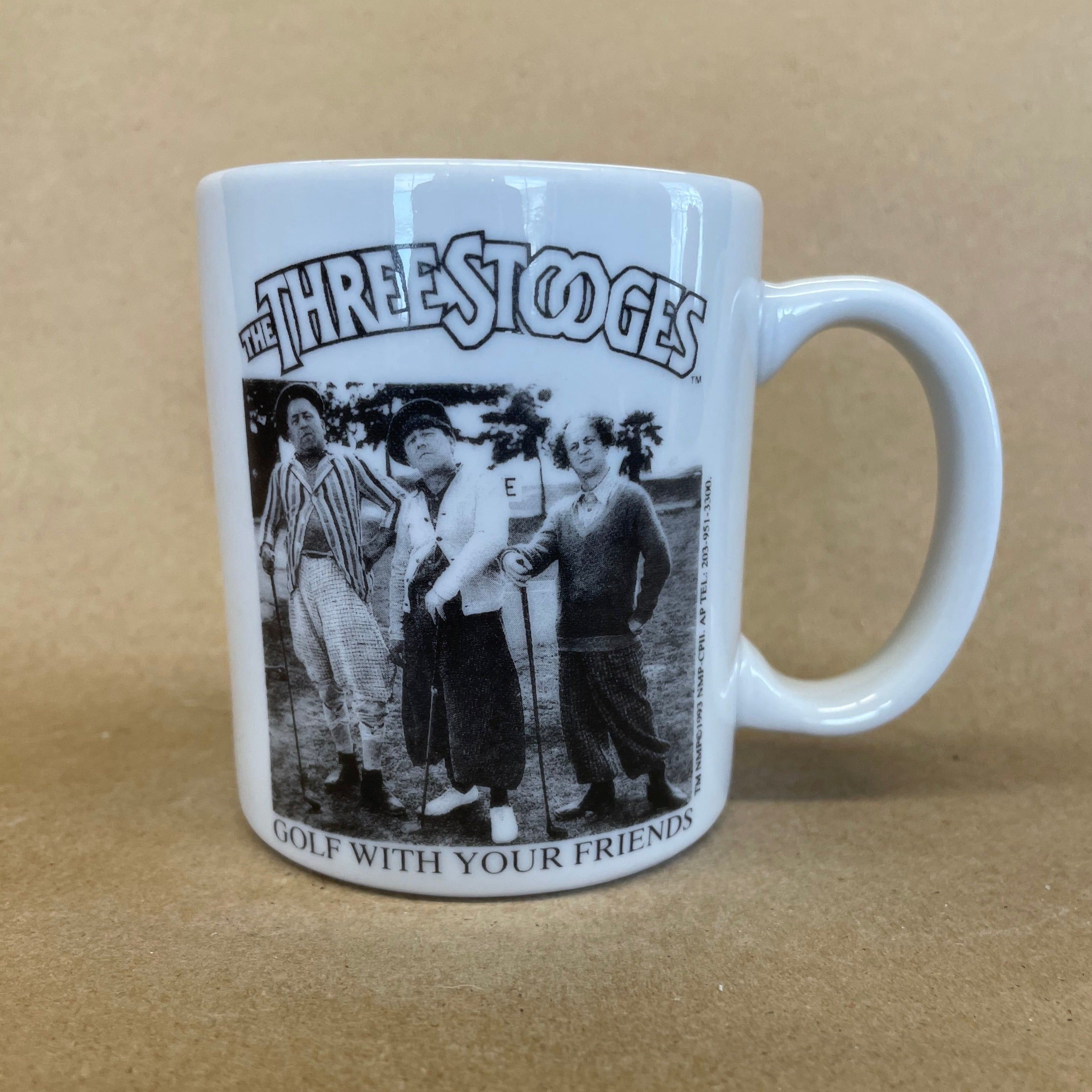 The Three Stooges Golf With Your Friends Mug-1993