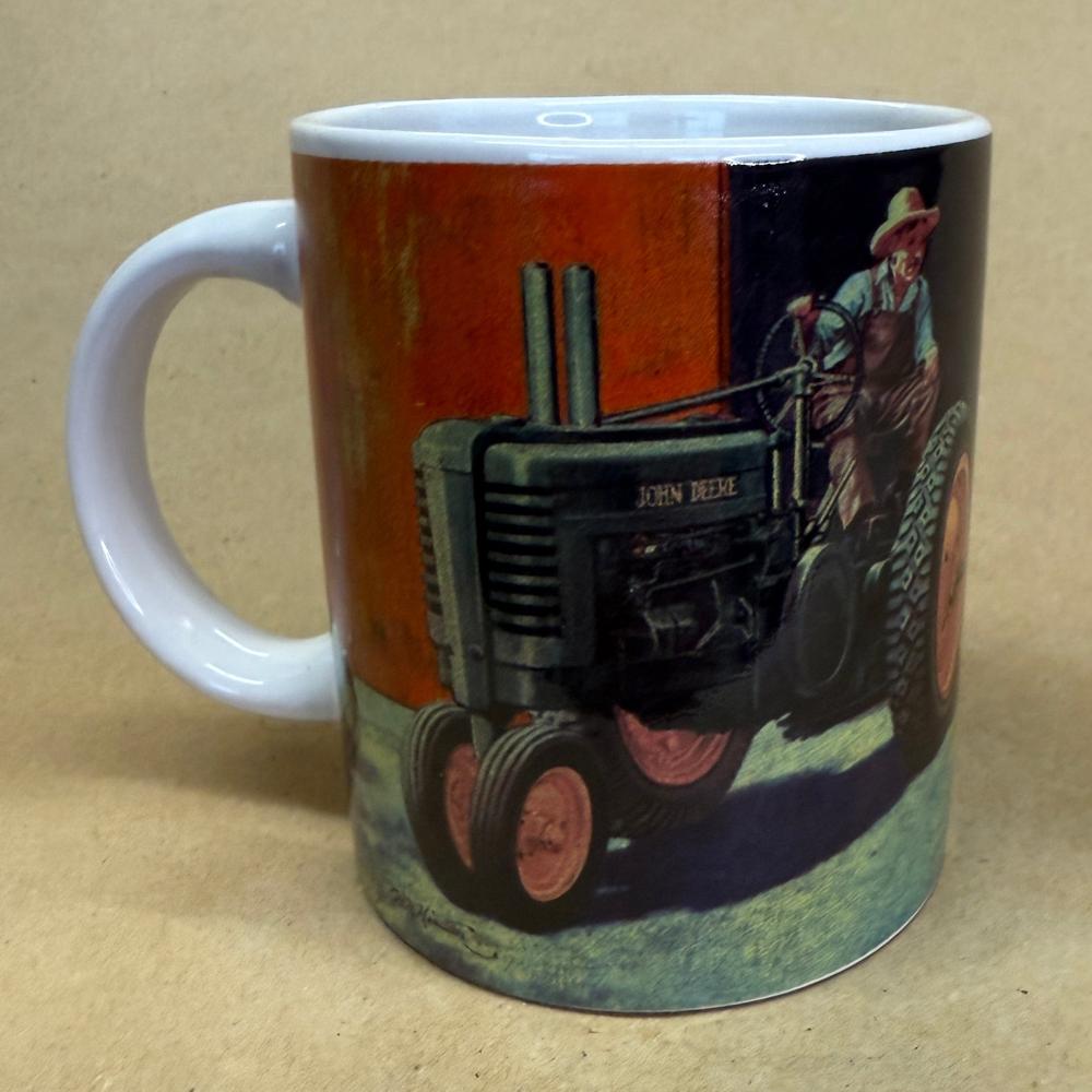 John Deere Prized Cow with Tractor Mug