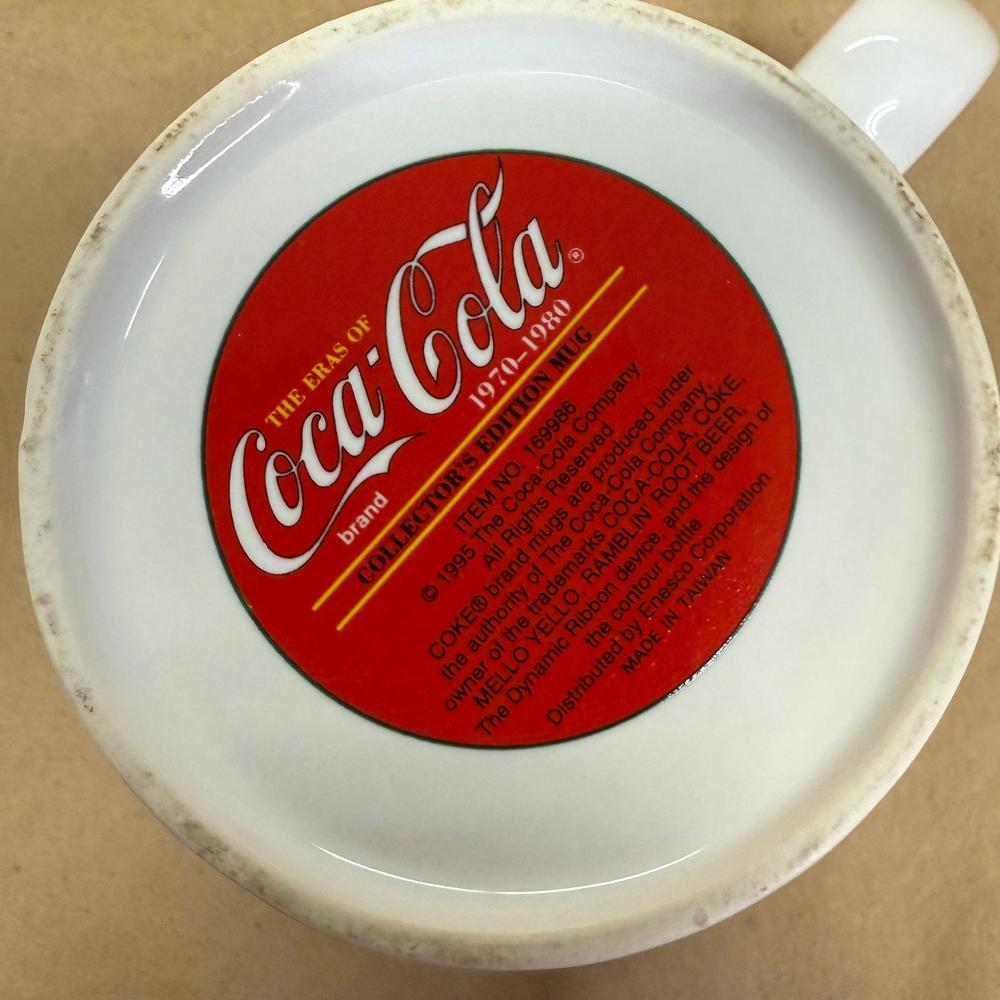 Coca Cola The Eras of Coca Cola 1970-1980 Mug-1995