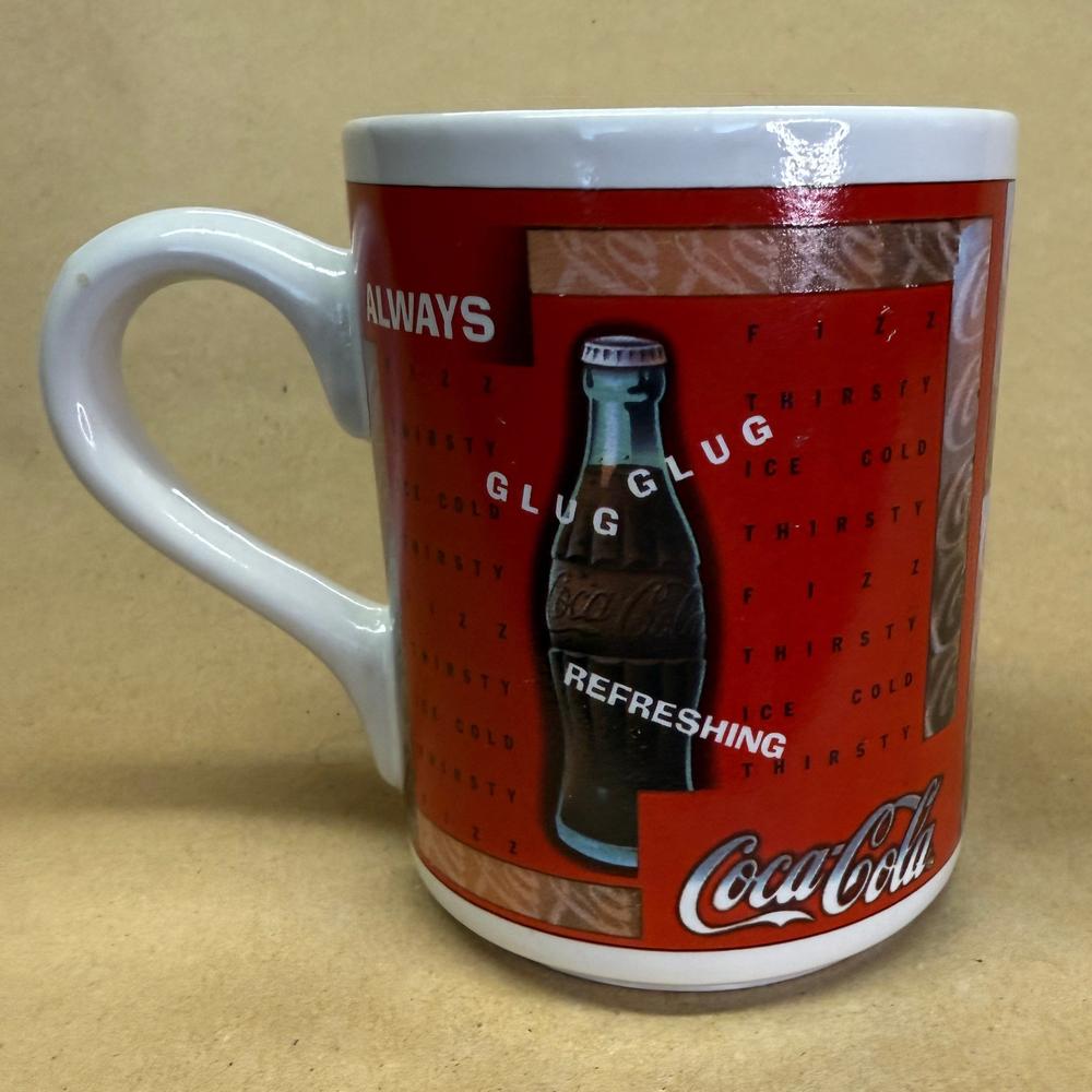 Coca Cola Always Refreshing Glug Glug Mug-1997