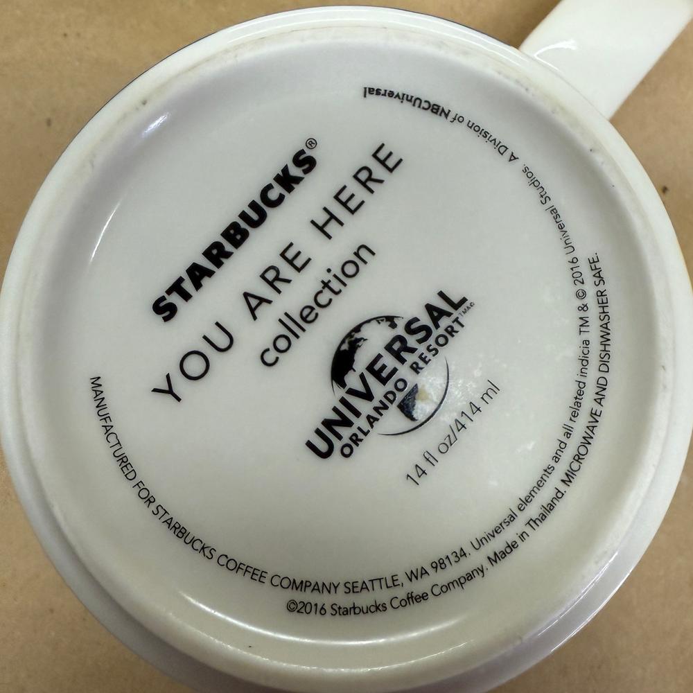 Starbucks You Are Here Series Univeral Orlando Resort Mug-2016