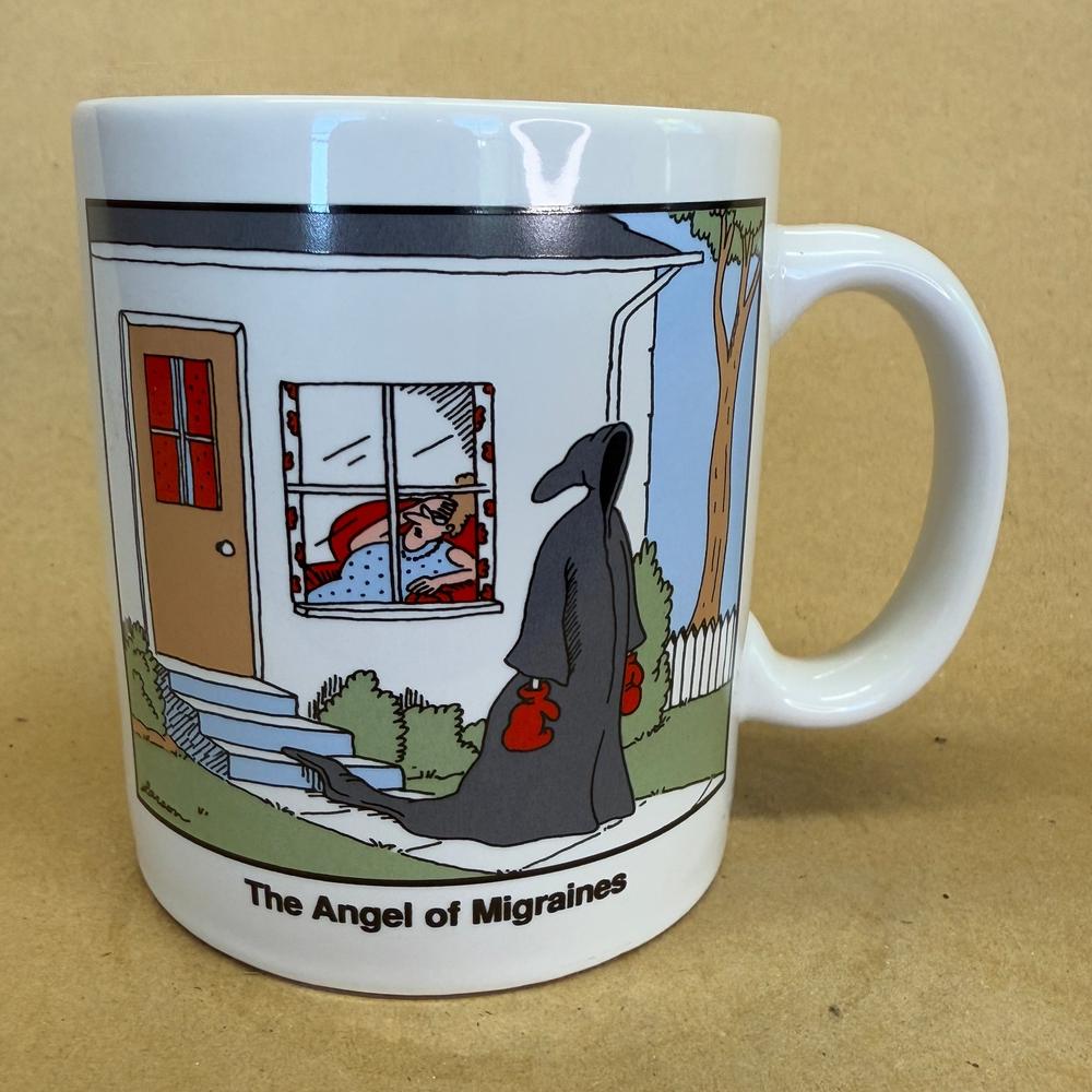 The Far Side The Angel of Migraines Mug-1993