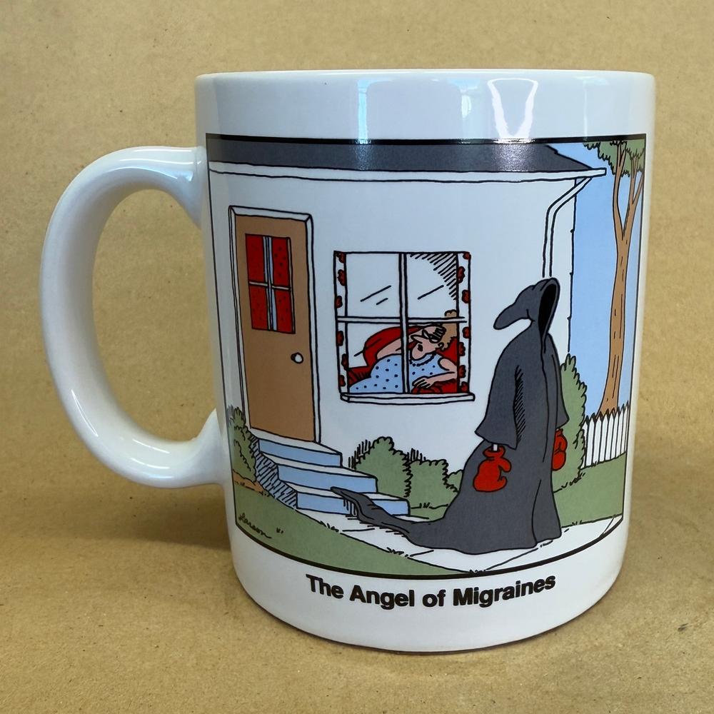 The Far Side The Angel of Migraines Mug-1993