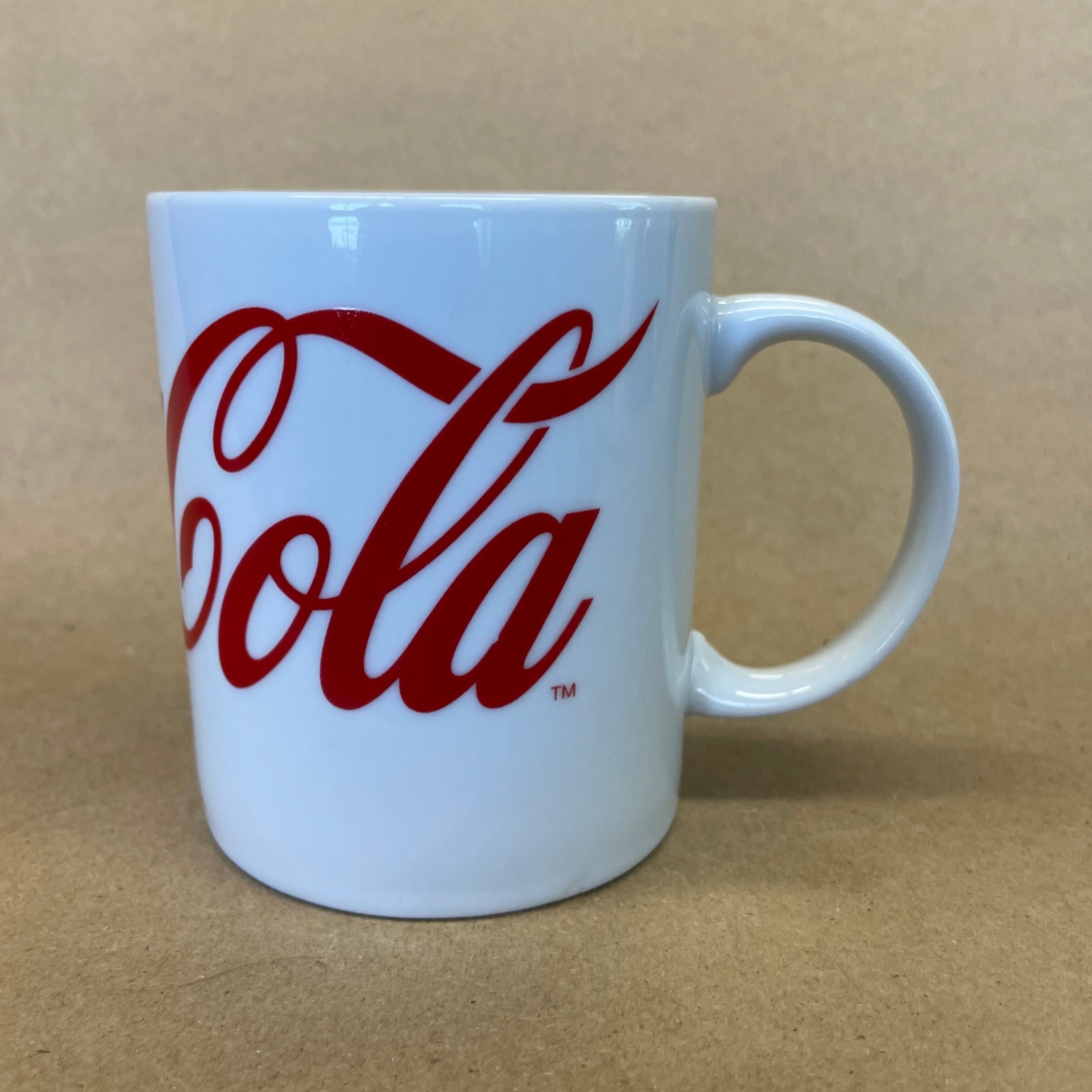 Coca-Cola White with Red Logo Mug