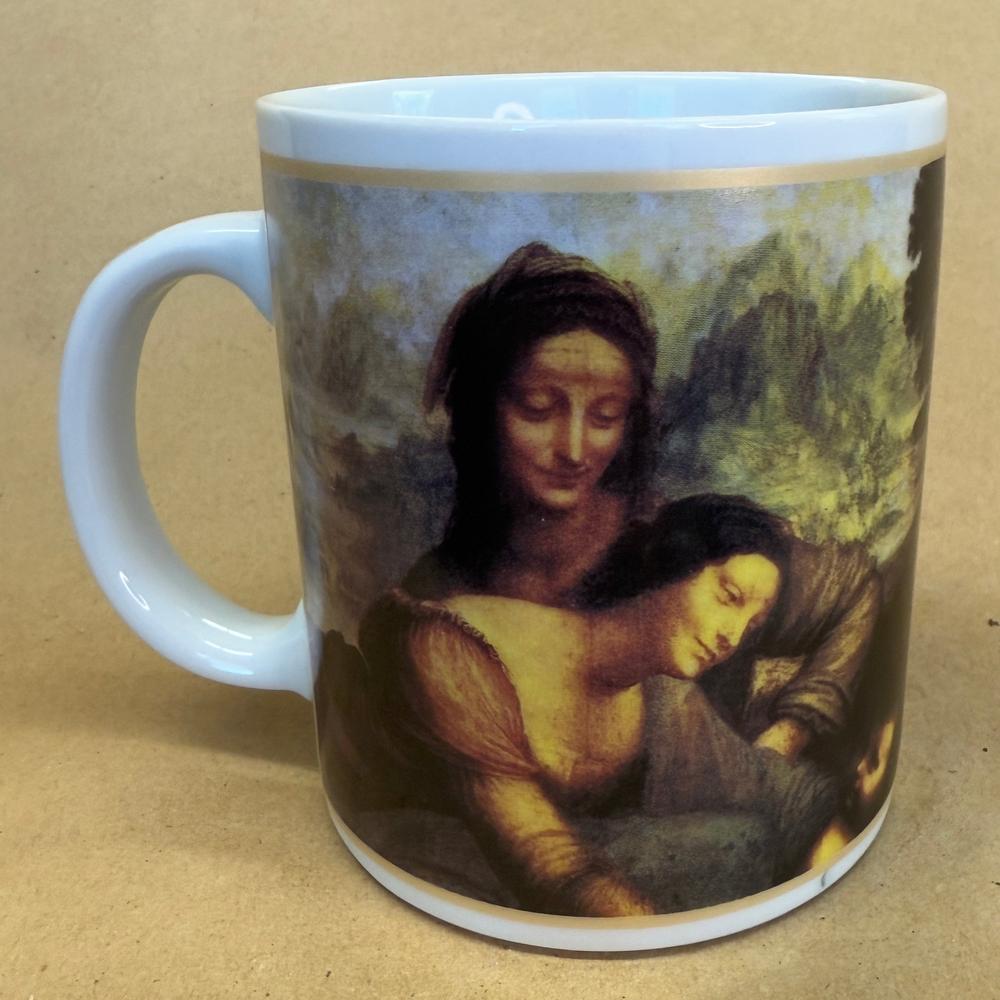 Cafe Arts Leonardo da Vinci Mona Lisa/St Anne Mary Mug