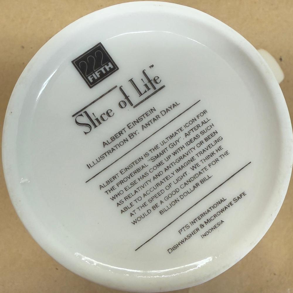222 Fifth Slice of Life Albert Einstein Mug
