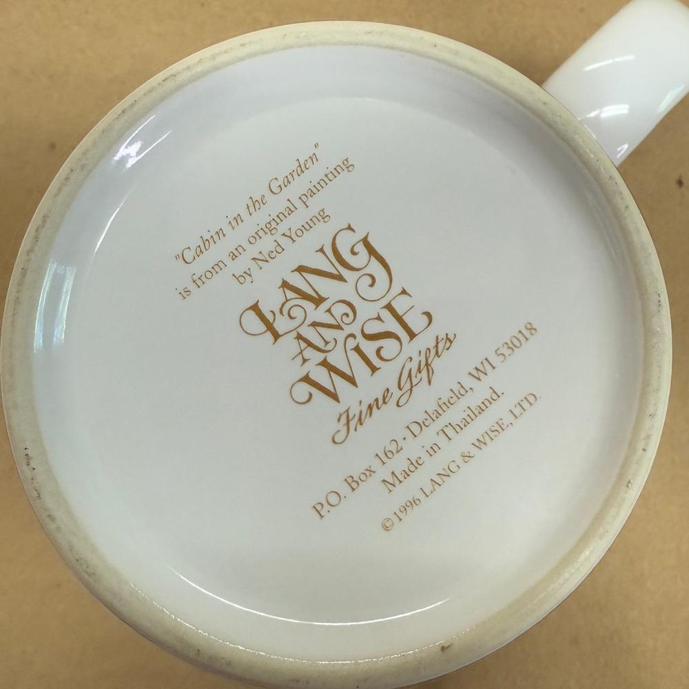 Lang and Wise Cabin in the Garden Mug-1996