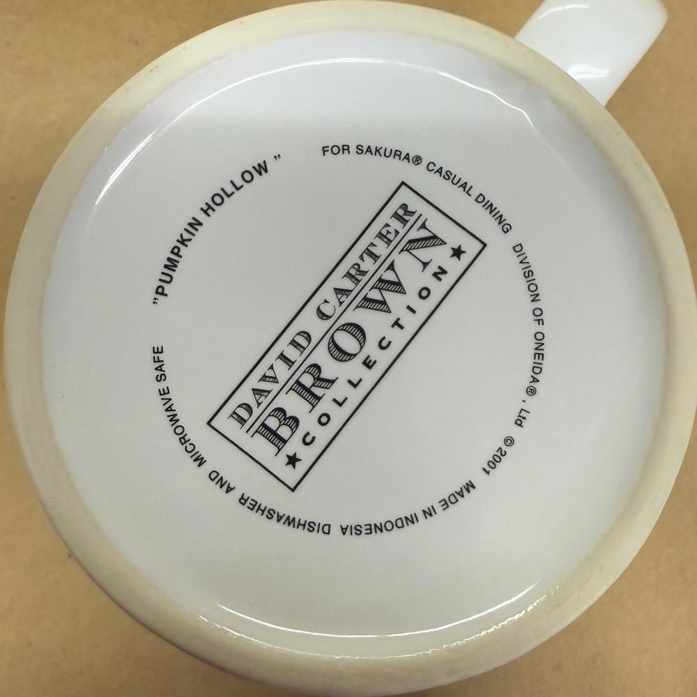 Sakura David Carter Brown Collection Pumpkin Hollow Mug-2001