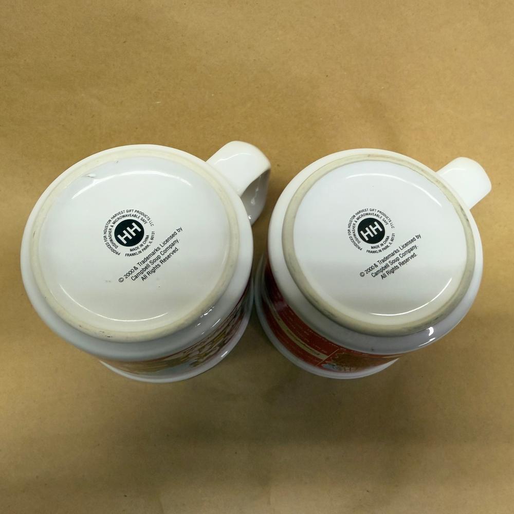 Campbell's Winter/Spring/Summer/Fall Mugs-Pair 2000