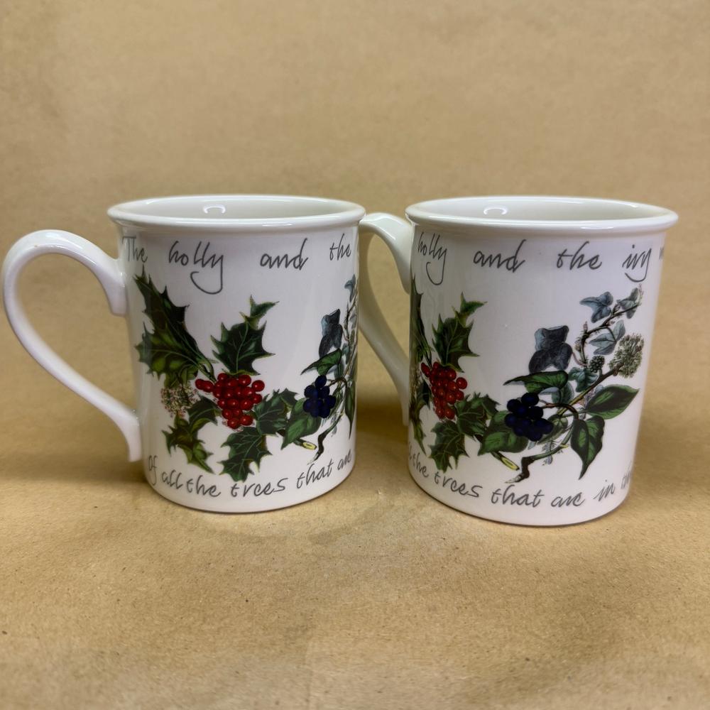 Portmeirion The Holy and The Ivy Mugs-Pair