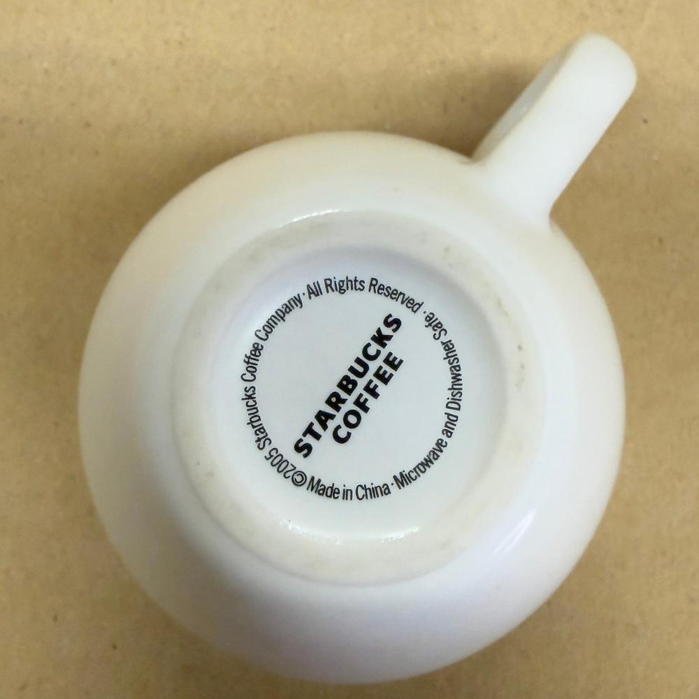 Starbucks White Red Expresso Mug-2005