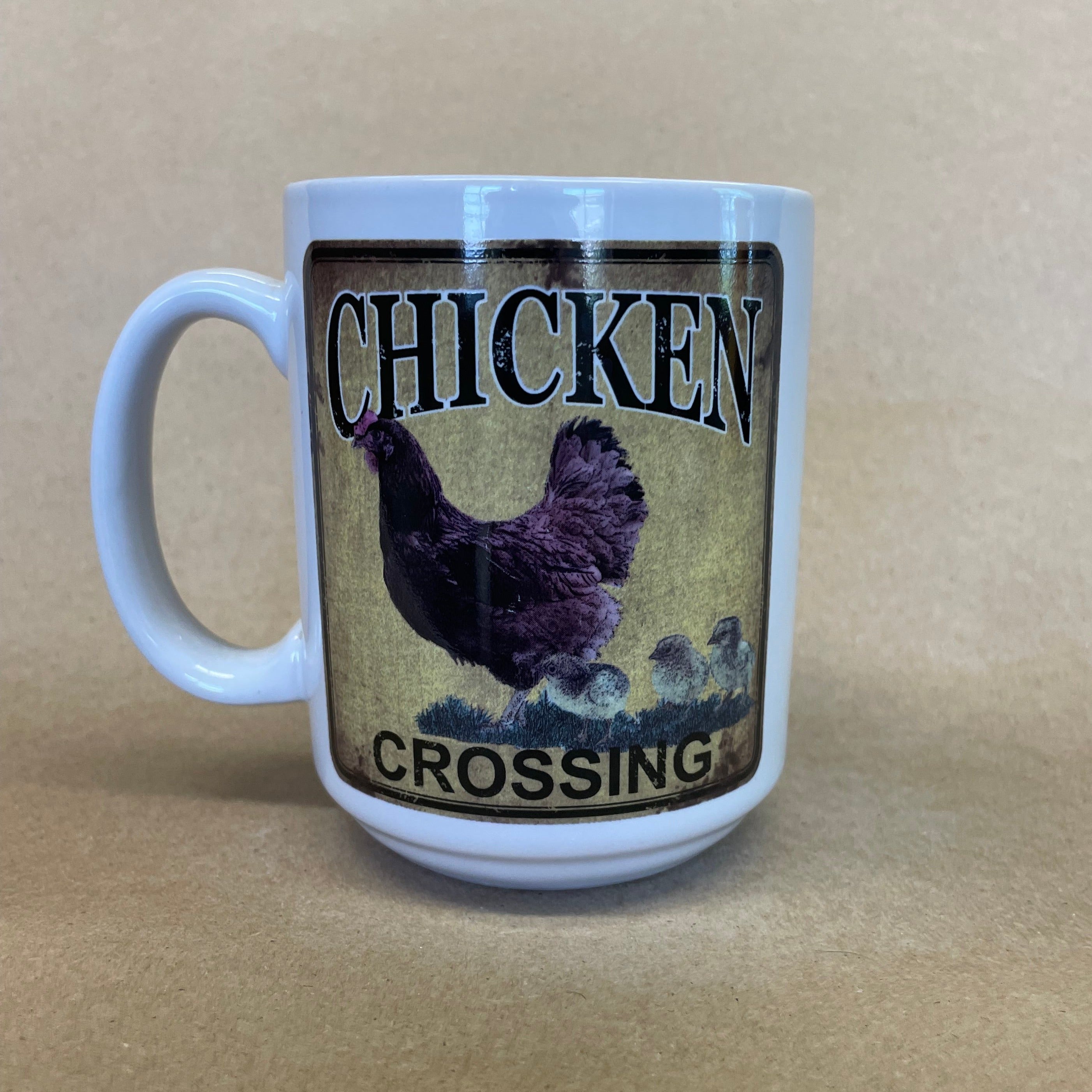 Chicken Crossing Mug