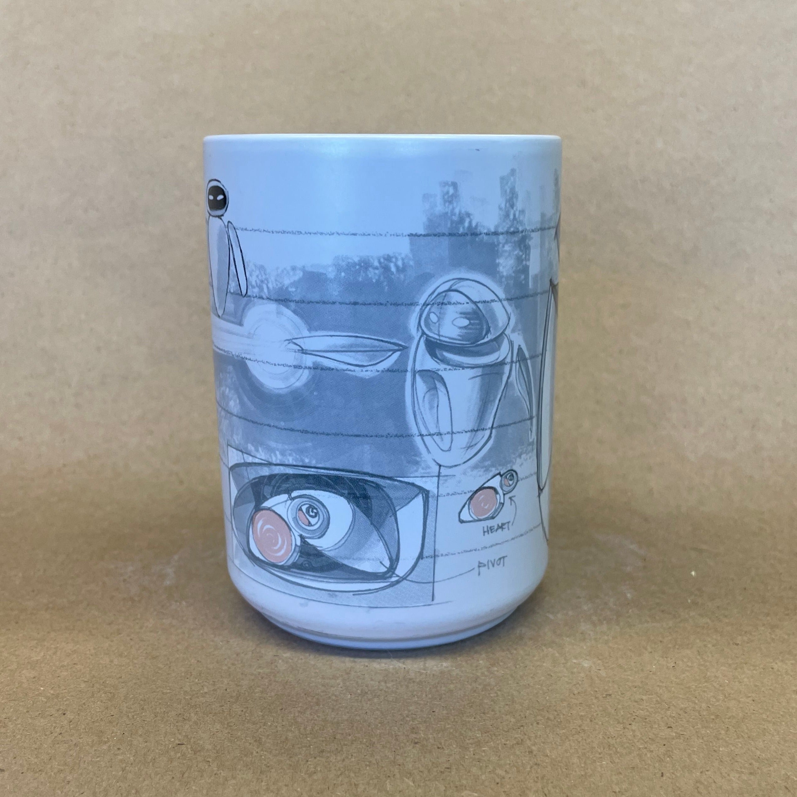 Pixar Wall-E Eve Concept Drawing Mug