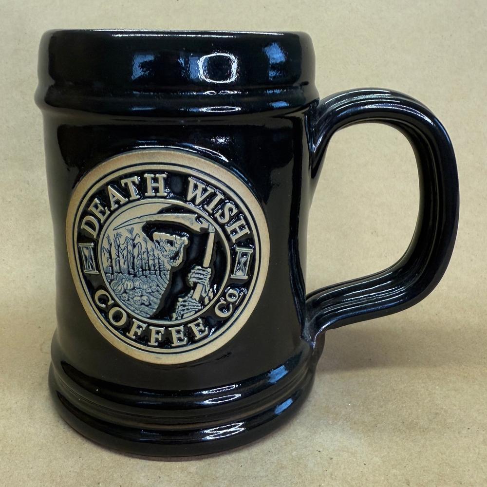 Death Wish Coffee Harvester of Souls Deneen Pottery Mug NIB-2017 #3372/5000