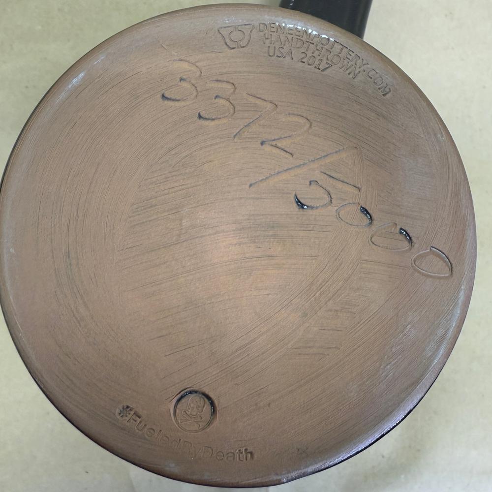 Death Wish Coffee Harvester of Souls Deneen Pottery Mug NIB-2017 #3372/5000