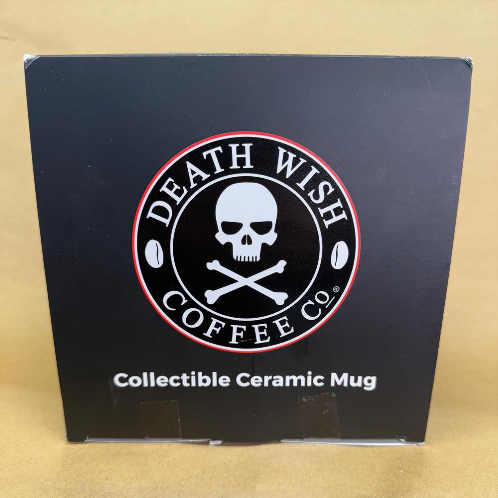 Death Wish Coffee Black Coffee Master of Vitality Deneen Pottery Mug NIB-2020 #47/2500