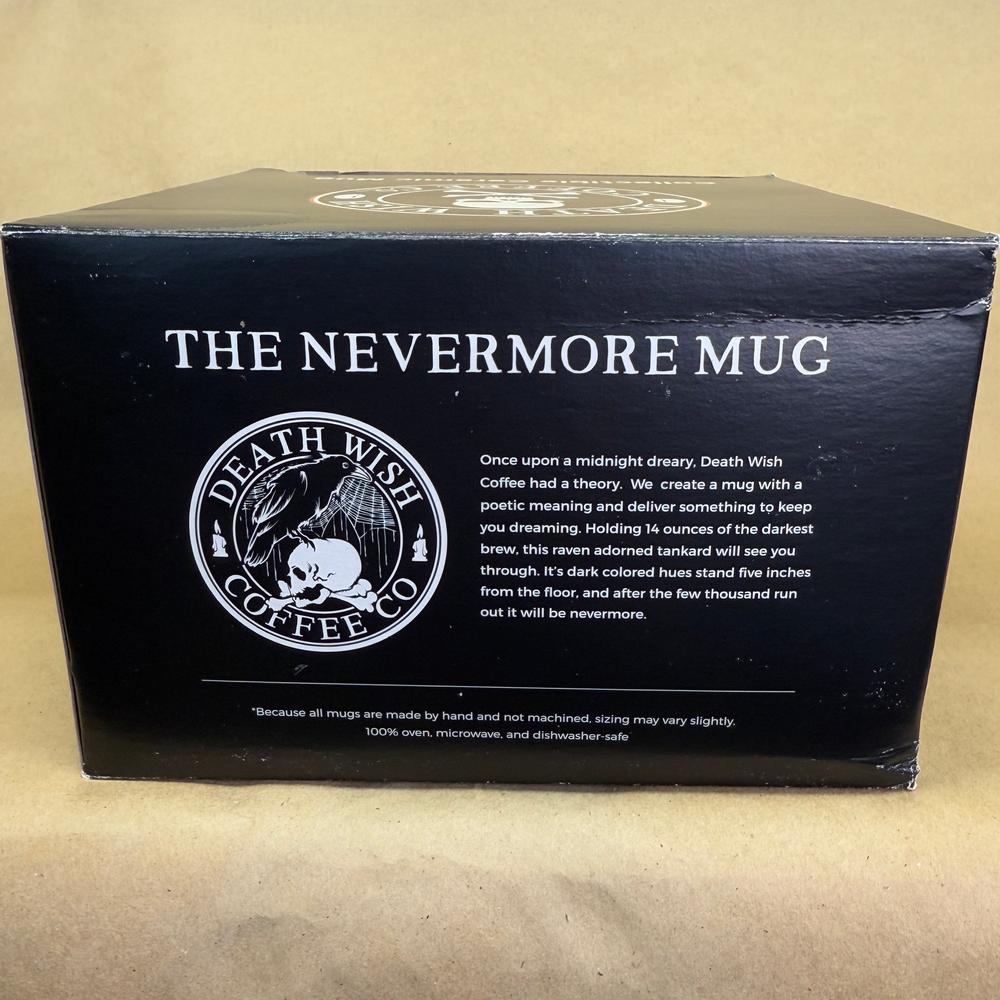 Death Wish Coffee The Nevermore Deneen Pottery Mug NIB-2018 #1026/2500