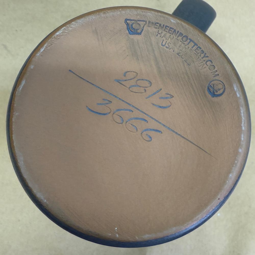 Death Wish Coffee Winter Krampus Deneen Pottery Mug NIB-2019 #2813/3666