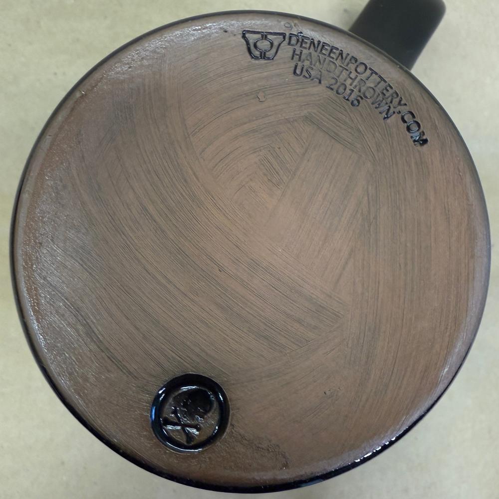 Death Wish Coffee Skull and Crossbones Deneen Pottery Mug-2016