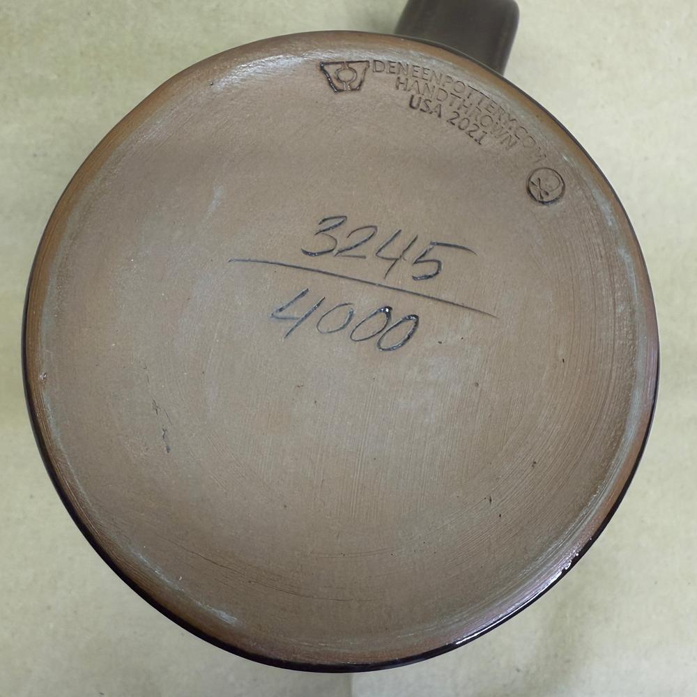 Death Wish Coffee Sasquatch Deneen Pottery Mug NIB-2021 #3245/4000