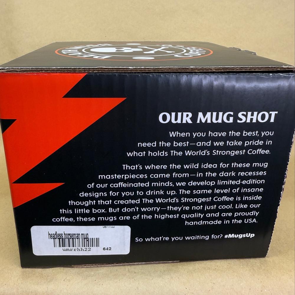 Death Wish Coffee Headless Horseman Deneen Pottery Mug NIB-2022 #2004/2650