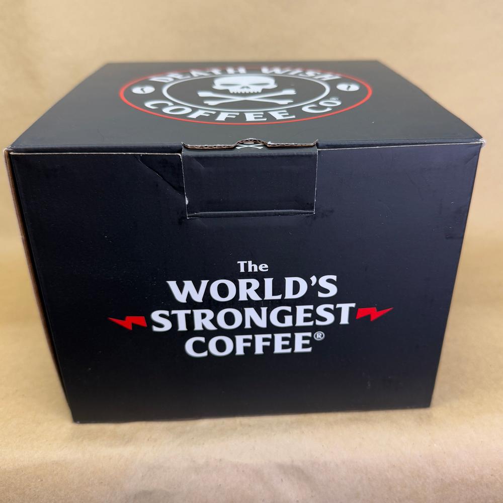 Death Wish Coffee Grin and Bear It Deneen Pottery Mug NIB-2022 #511/3500