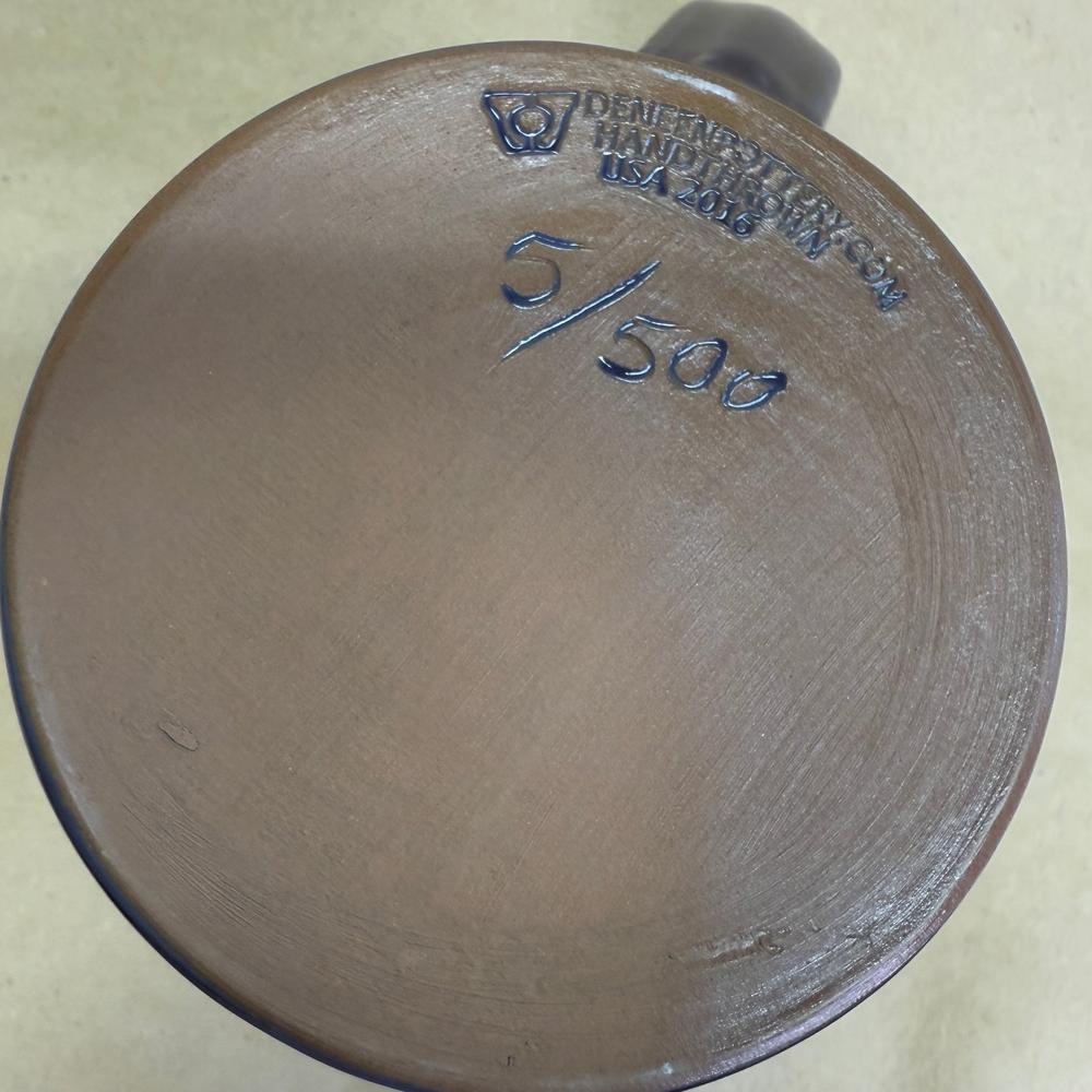 Death Wish Coffee Saratoga Drunk Max Grinch Deneen Pottery Mug NIB-2016 #5/500